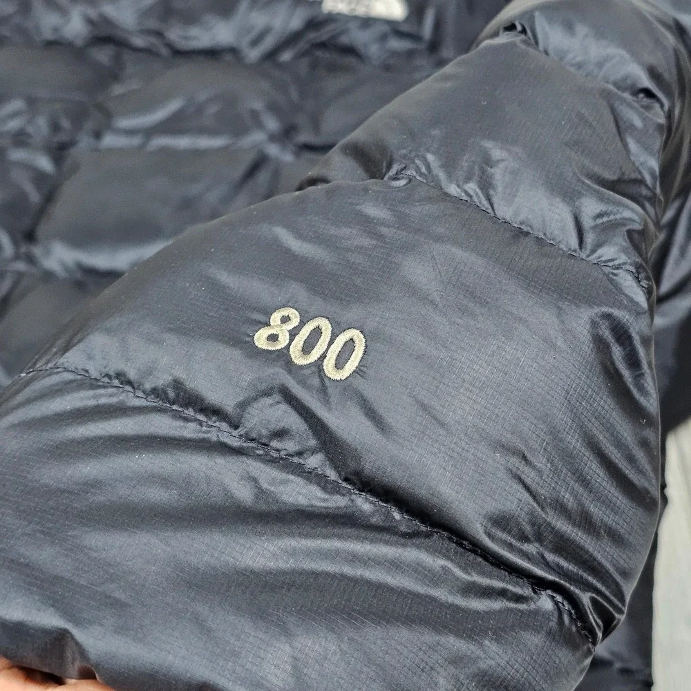 The North Face Summit Series 800 Down Jacket Mens Large Black Goose Fill Puffer